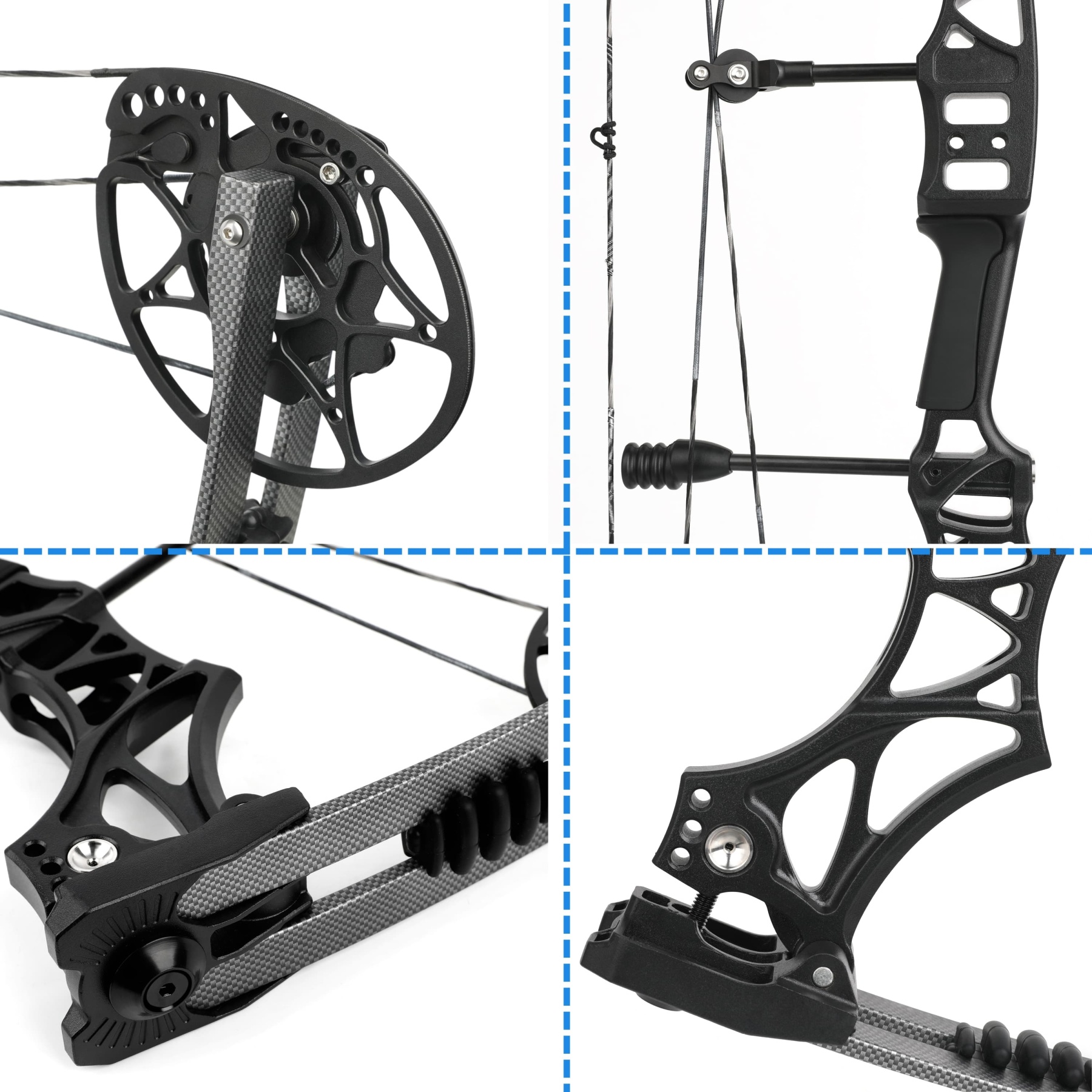 JUNXING M128 Compound Bow Set for Adult Archery Hunting