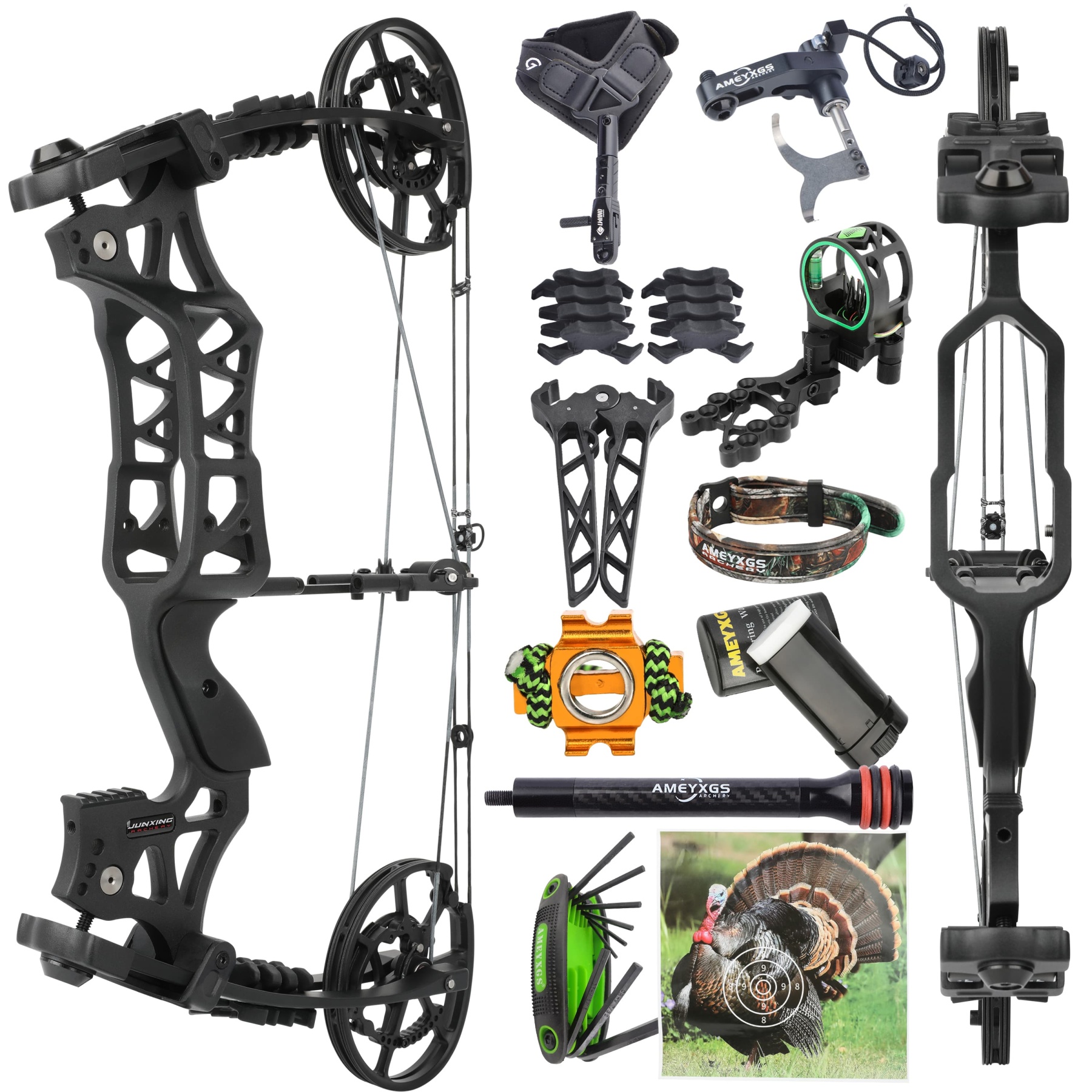 Dual-Purpose M109EA Compound Bow Kit Archery Hunting