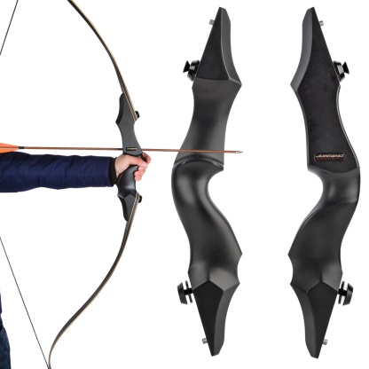 25-65lbs Recurve Bow Kit 60" Takedown Hunting Split Bow