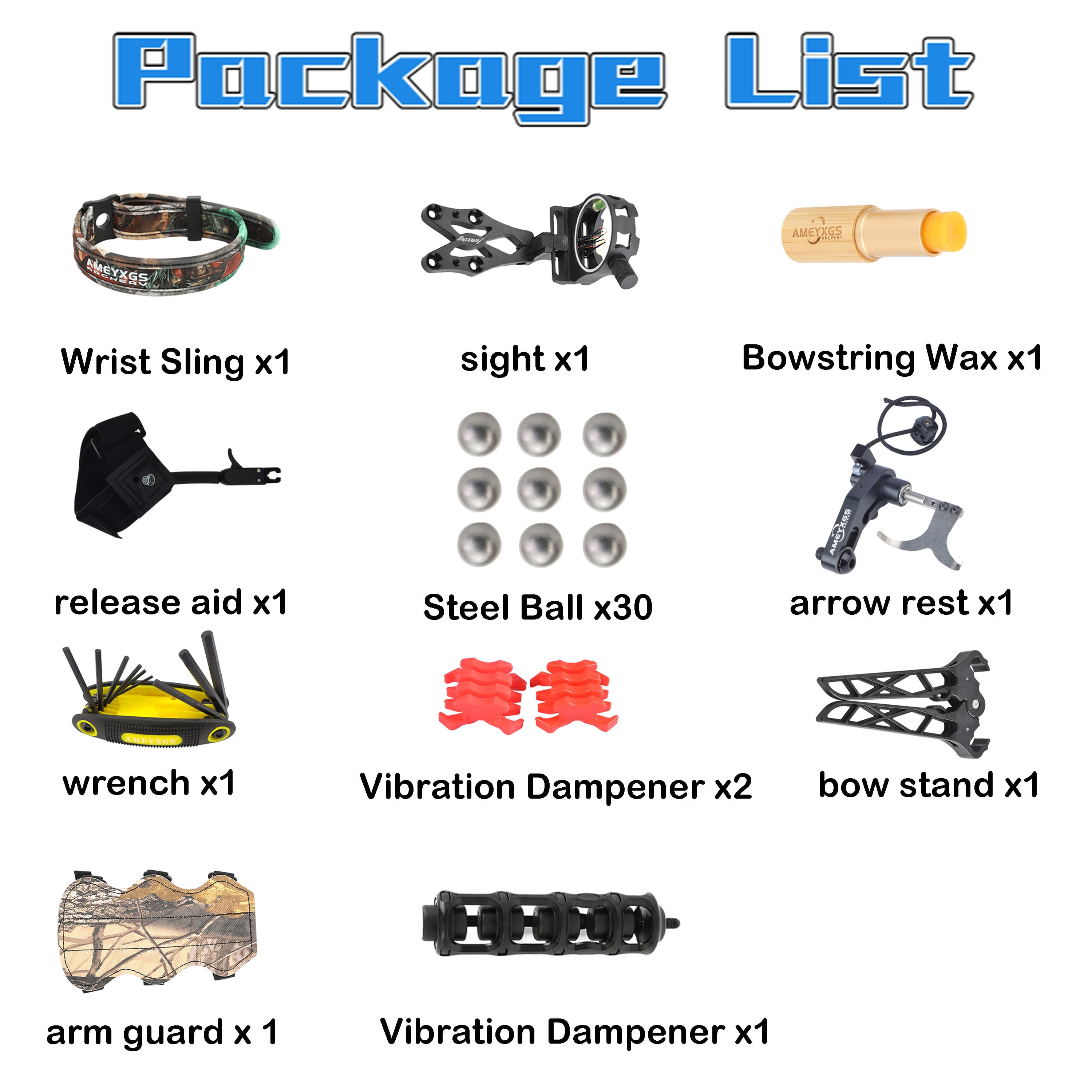 Villain Dual-Purpose Compound Bow (30-70 lbs, 420 FPS Steel Ball)