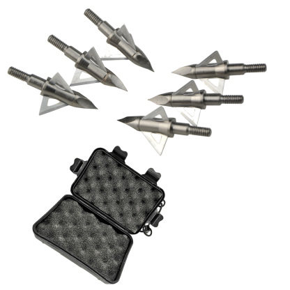  100Gr Stainless Steel Screw-in Broadhead Arrowhead Tip Bow Tatget 