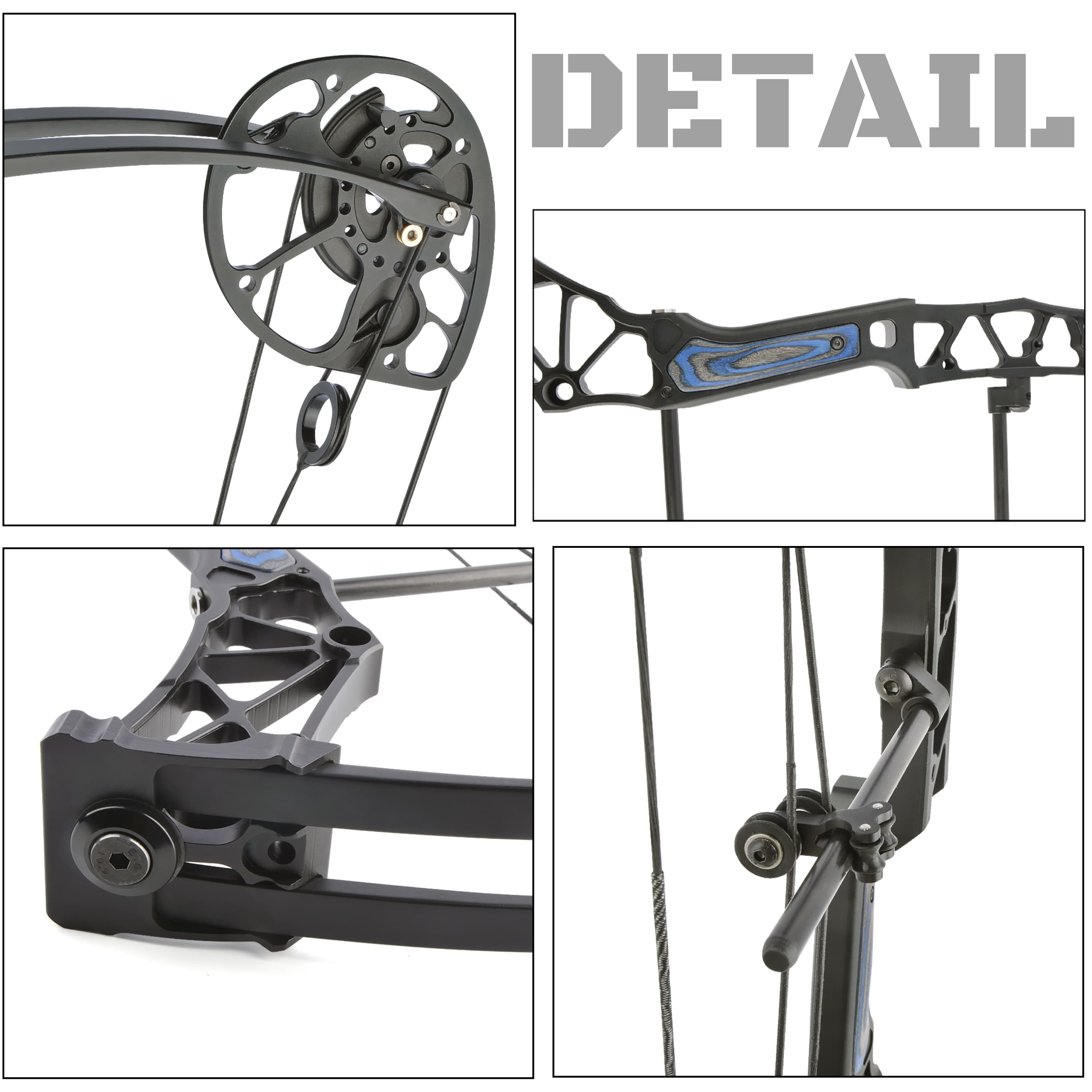 Archery 50-70lbs  Compound Bow Hunting Kit Shooting