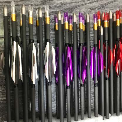 🎯AMEYXGS Archery Competitive 4.2mm Target Arrows Carbon Arrow Spine 700/800/900/1000-AMEYXGS Archery