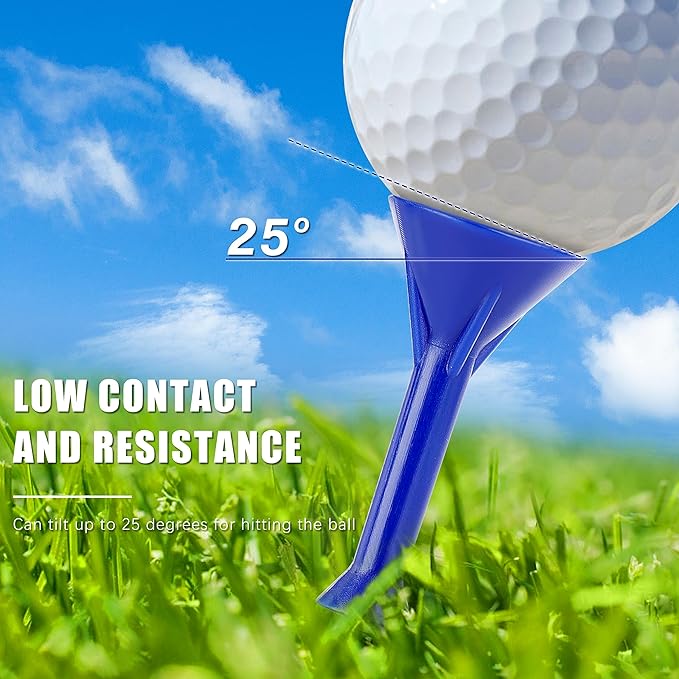 Golf Tees｜Excellent Durability and Stability Tees ， 50 Pack