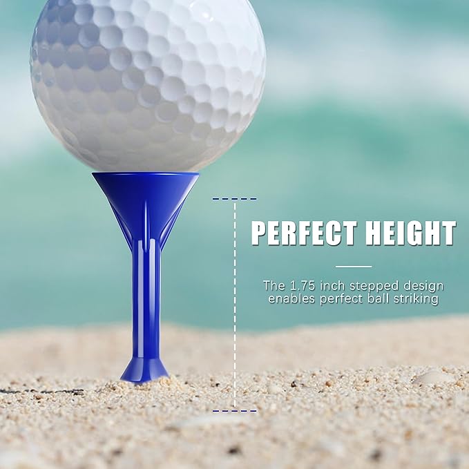 Golf Tees｜Excellent Durability and Stability Tees ， 50 Pack