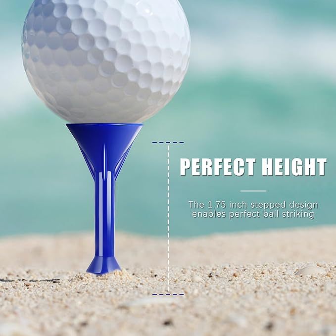 Golf Tees｜Excellent Durability and Stability Tees ， 50 Pack