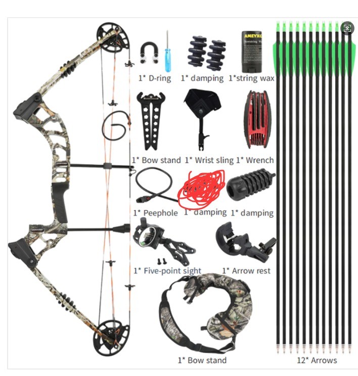 [Copy]Ready to Ship in USA | M121A Compound Bow for Deer Hunting Arrows