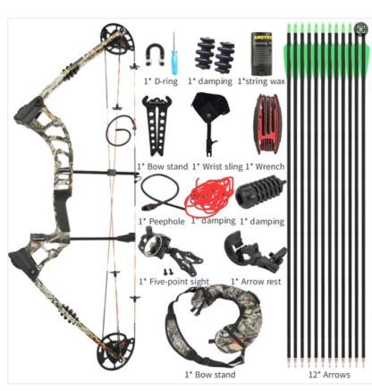[Copy]Ready to Ship in USA | M121A Compound Bow for Deer Hunting Arrows