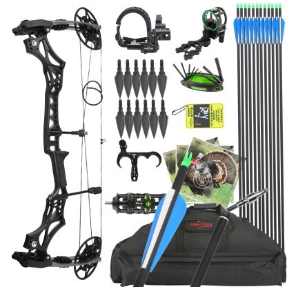 JUNXING M128 Compound Bow Set for Adult Archery Hunting