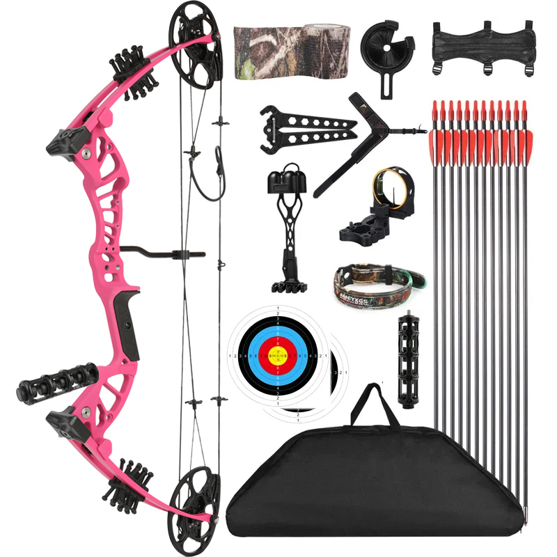 Youth Compound Bow Package for Youth & Kids,Beginners and Women,10-40