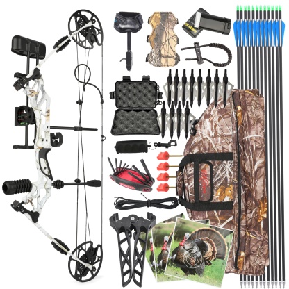 Kaimei Han Compound Bow Kit Hunting & Target Practice 30-60 LBS 