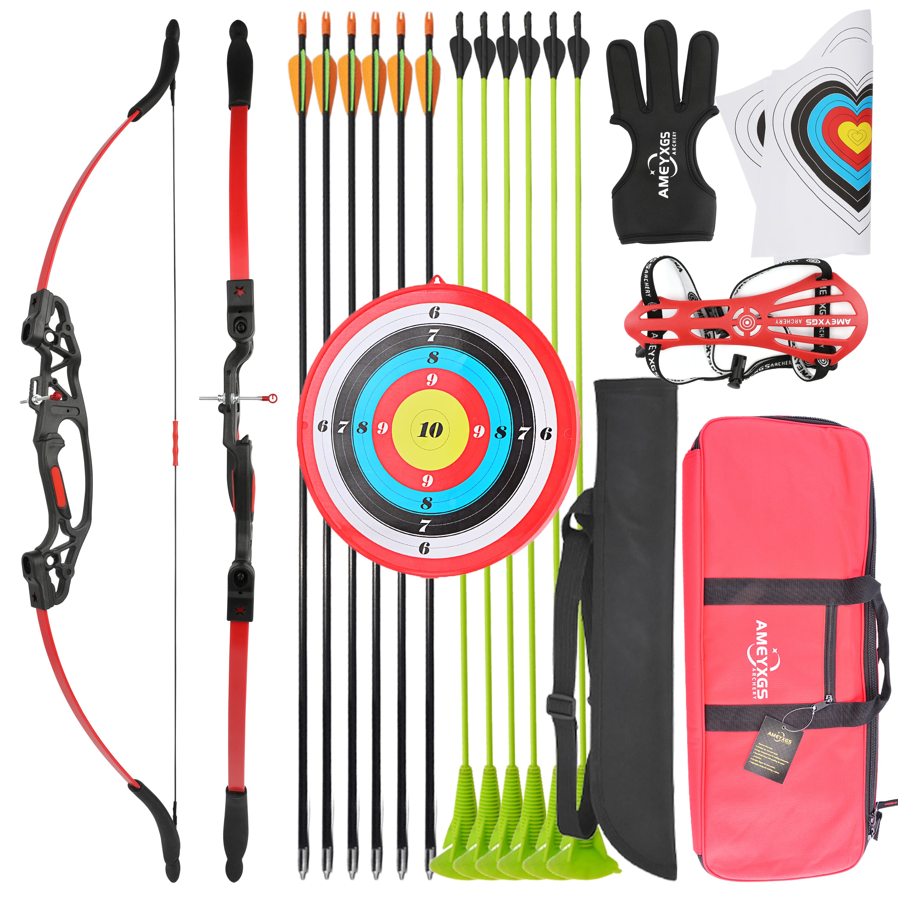 Kids Light weight Compound Bow set Outdoor Archery Gear