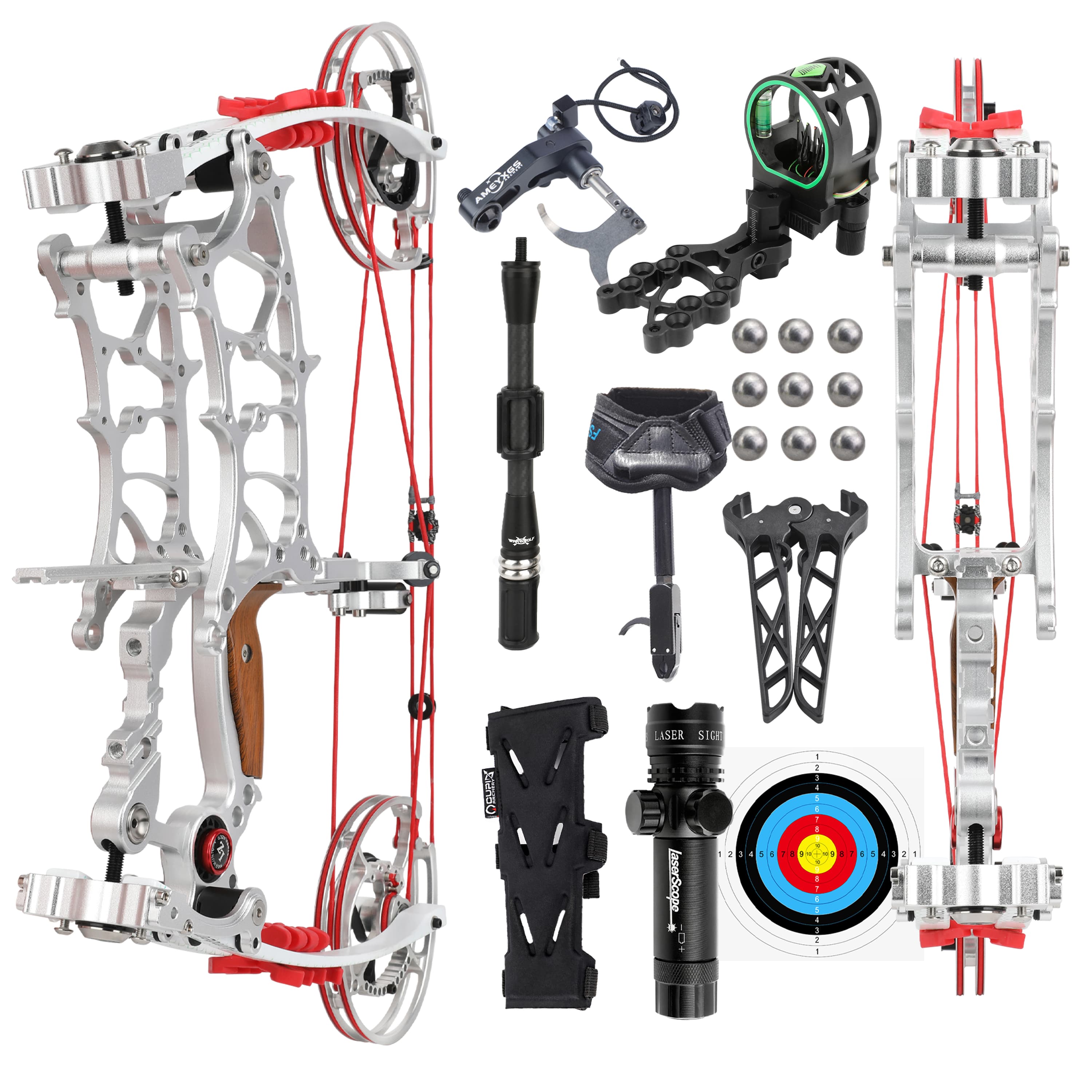 Hunter Dual-Purpose Compound Bow Steel Ball Arrow
