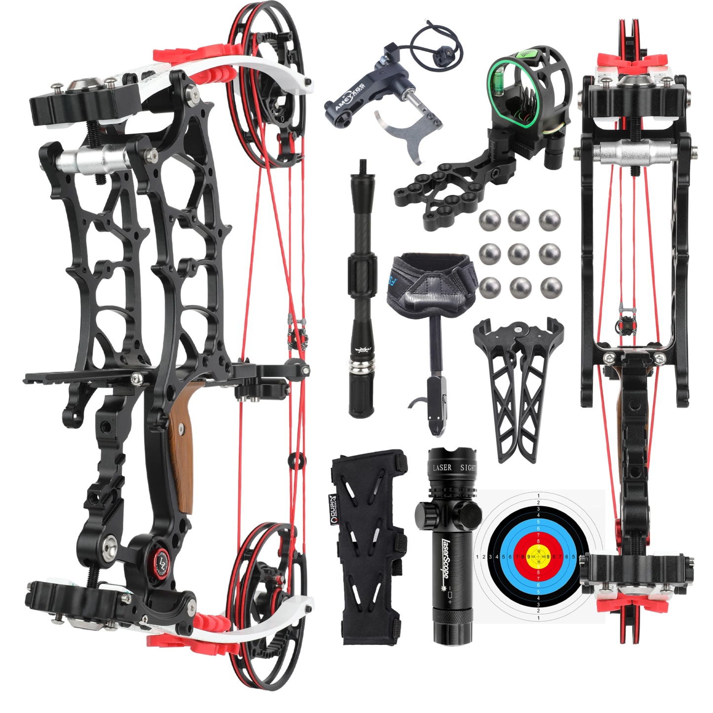 Hunter Dual-Purpose Compound Bow Steel Ball Arrow