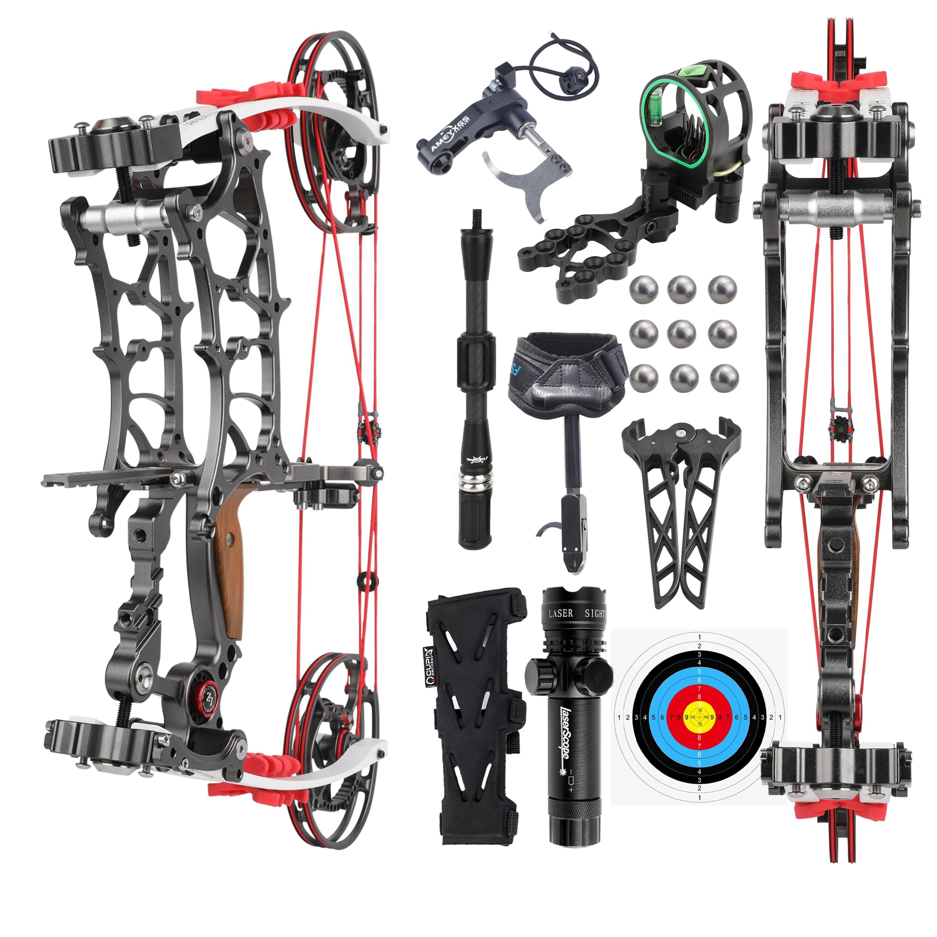 Hunter Dual-Purpose Compound Bow Steel Ball Arrow