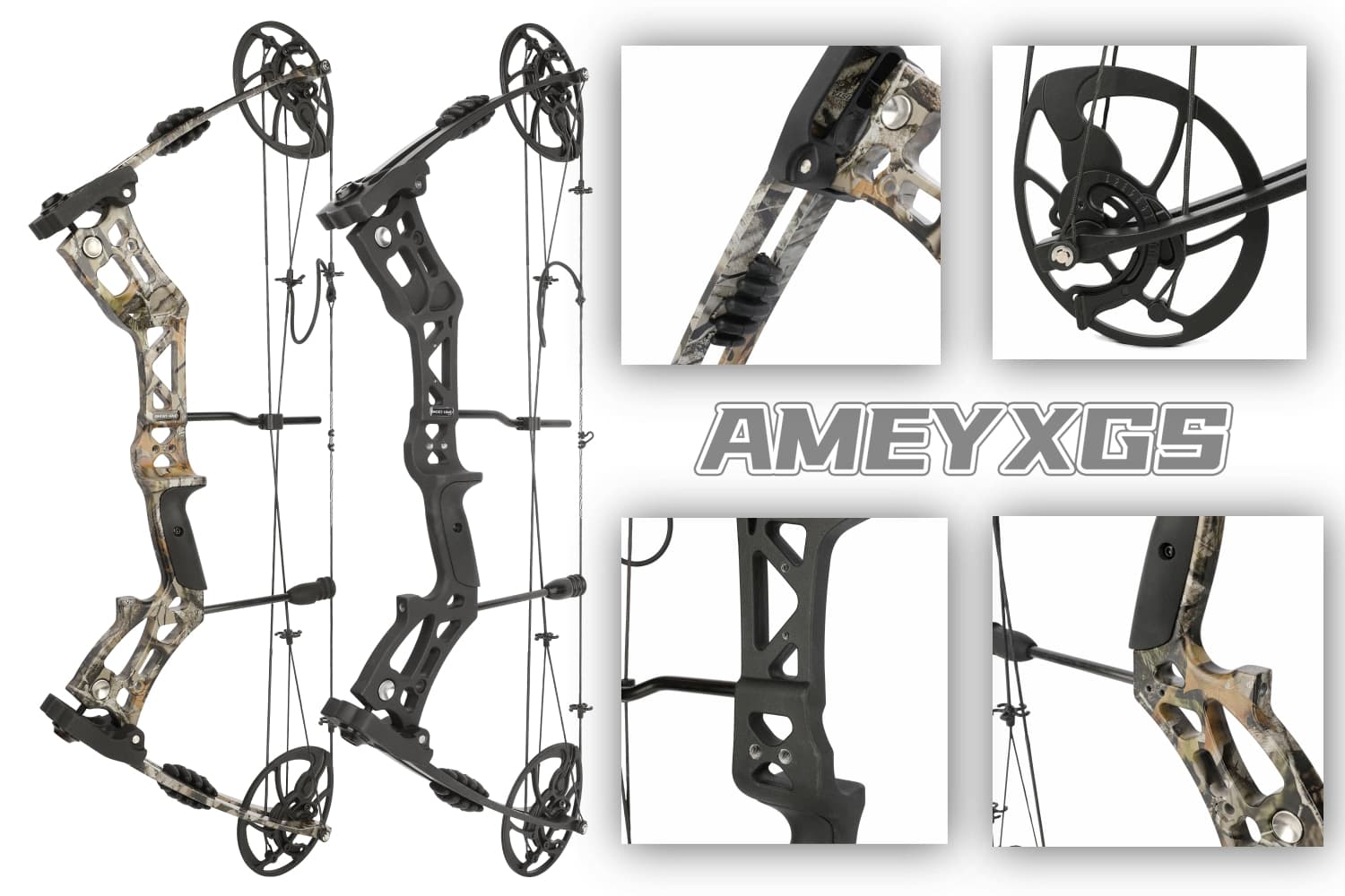 Compound Bow 30-70lbs Adjustable 75% Let-off Pro