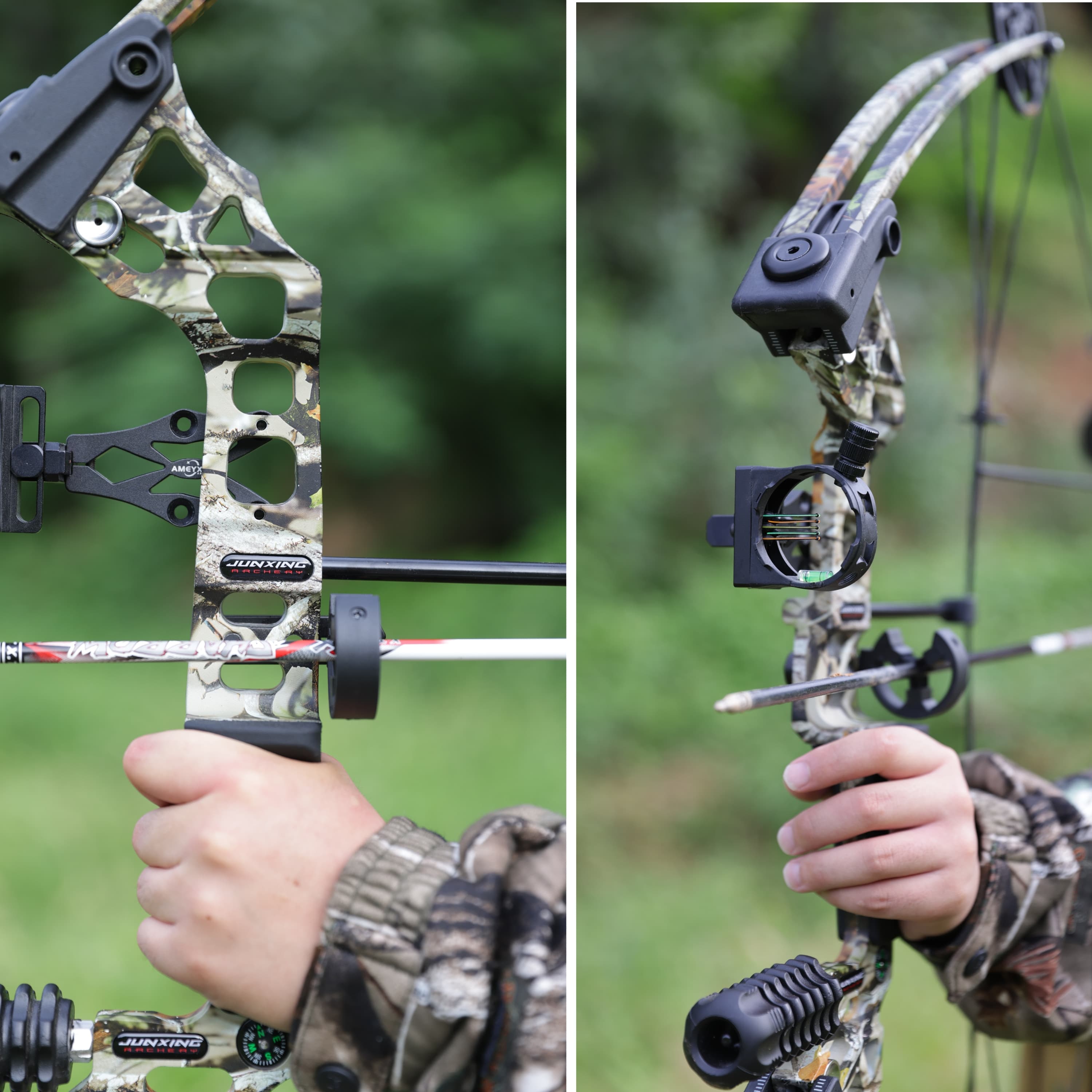20-70 lbs Compound Bow Set IBO320 FPS Archery Arrow
