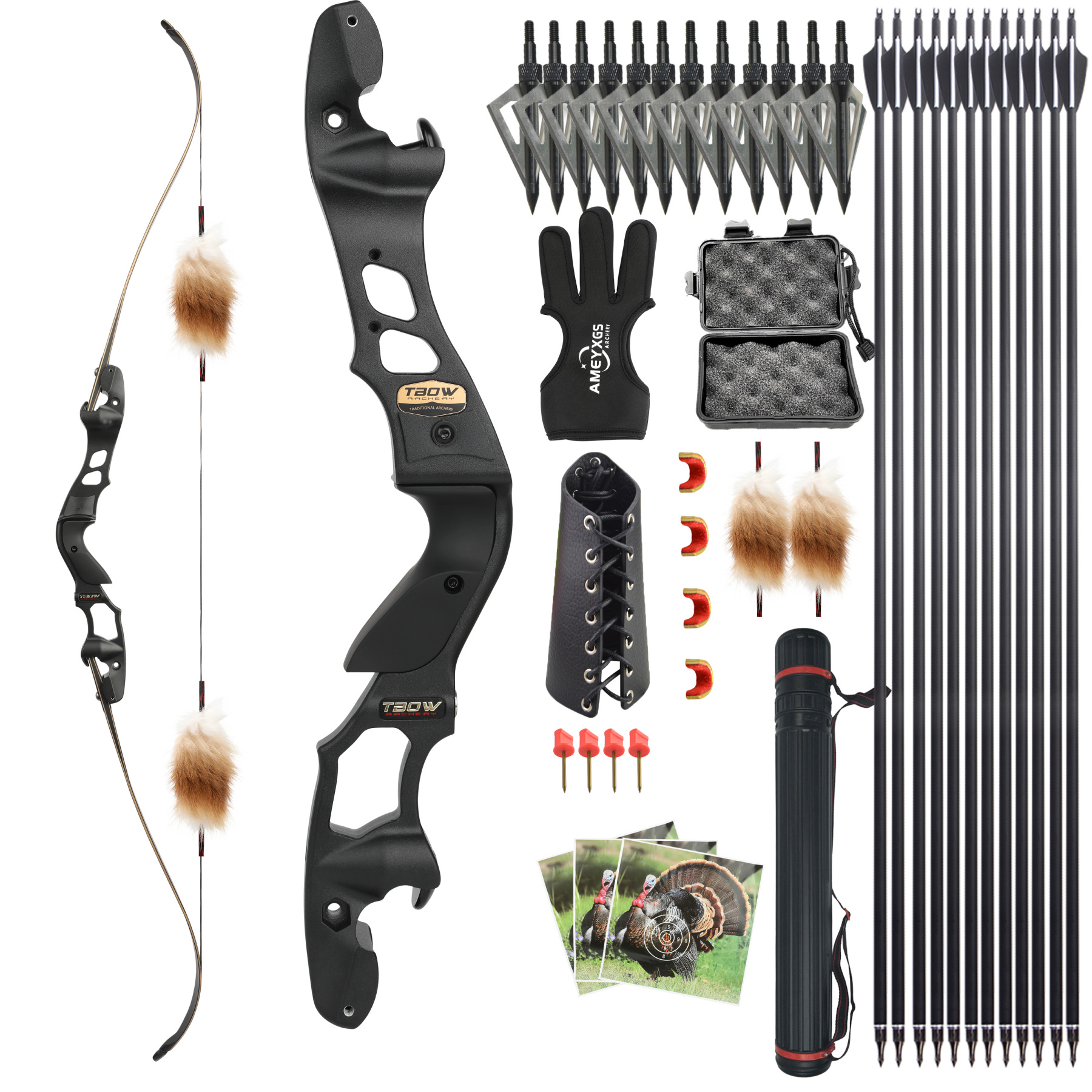TBOW ILF Hunting  Complete Archery Kit for Beginner 25-60lbs