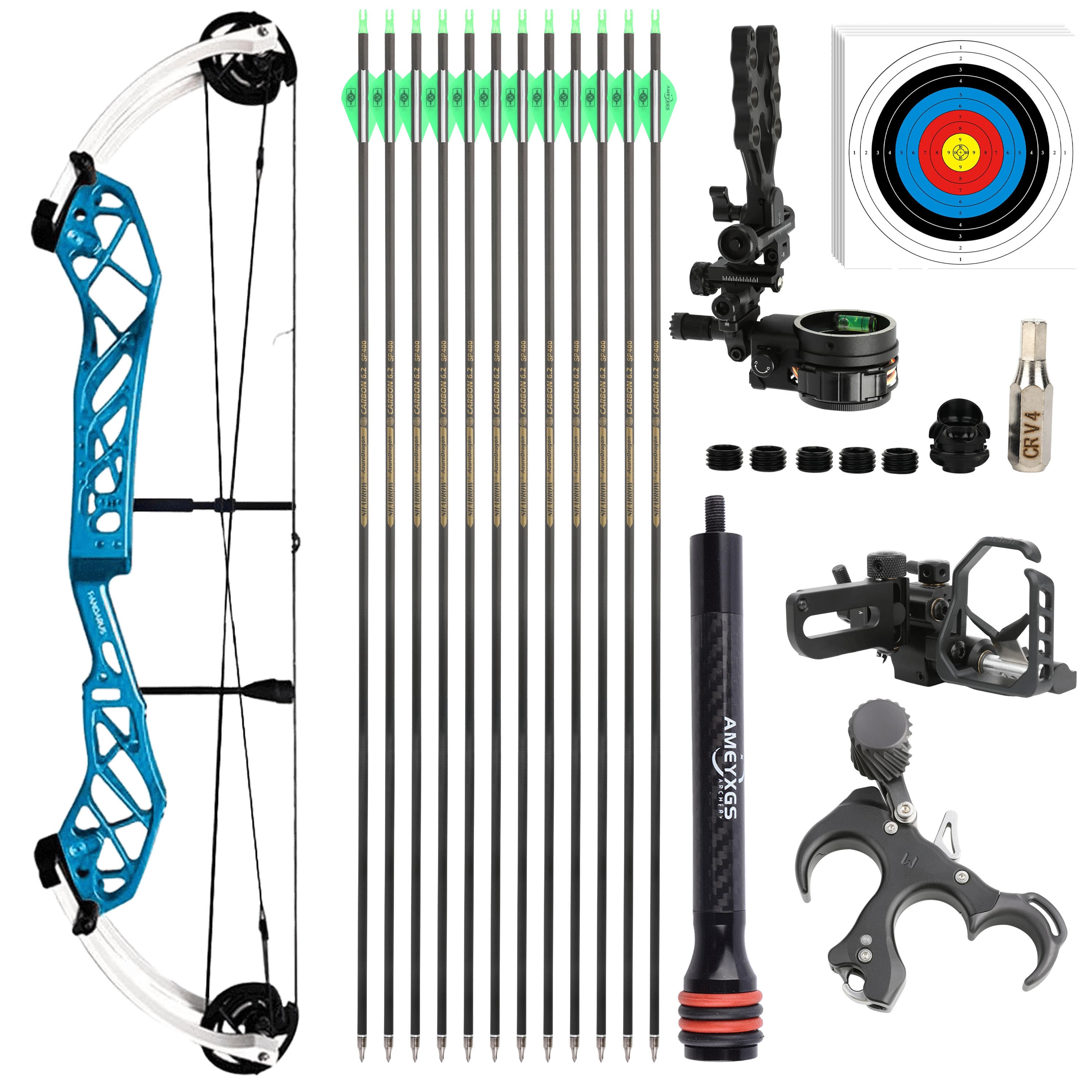50-60lbs Compound Bow Hunting Kit Shooting Archery 