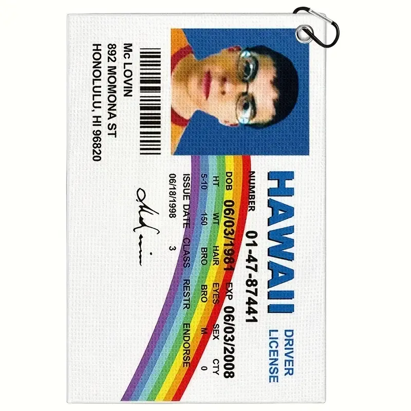 Golf ID Flag Banner and Card,  Outdoor Flag