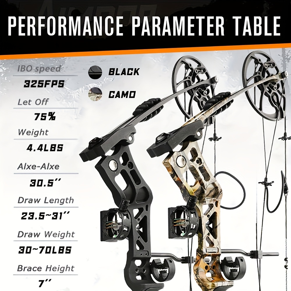 Archery Hunting Ultimate Compound Bow Kit 30-70 LBS for Hunters & Archery Lover