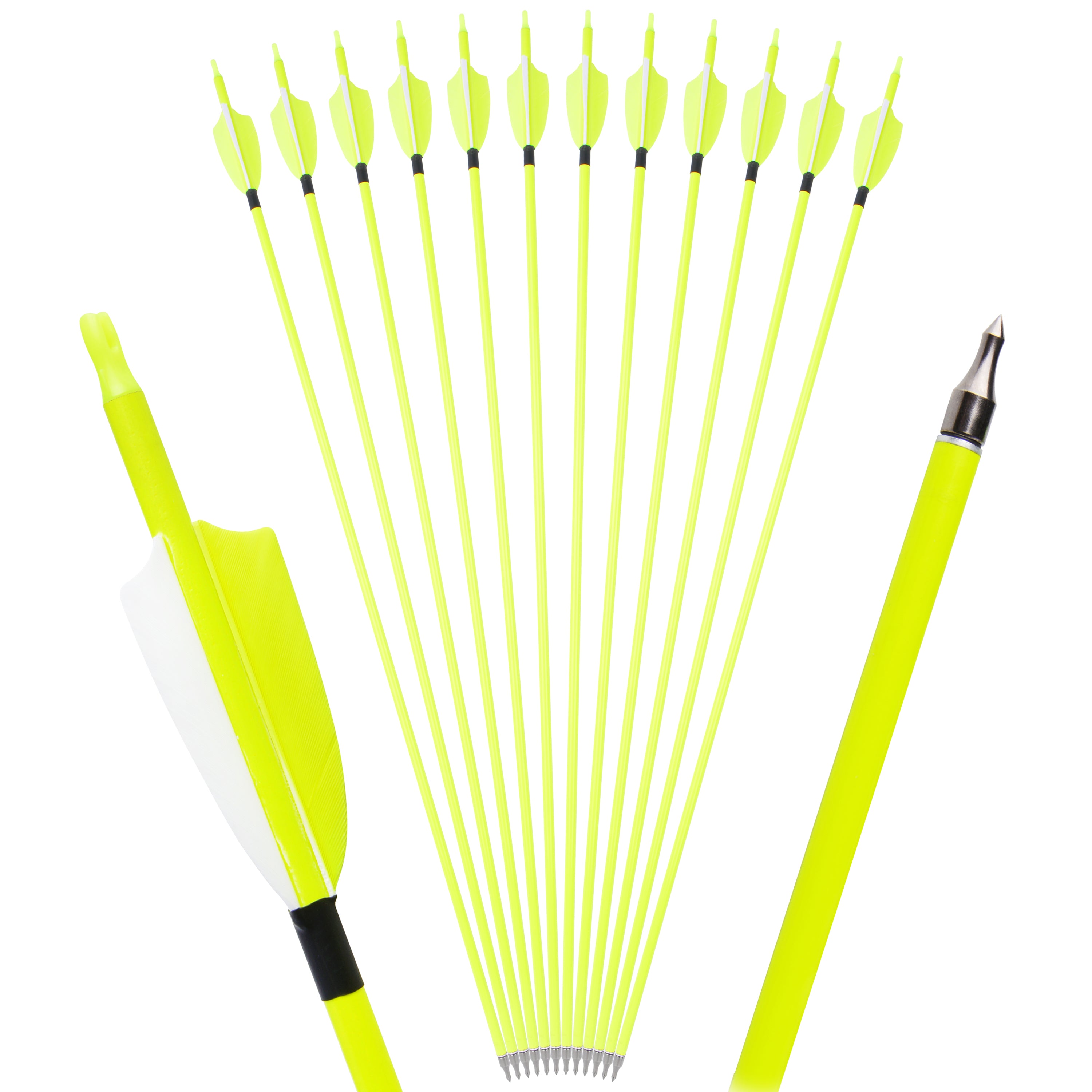 🎯AMEYXGS Archery Spine500 600 Carbon Arrow for Hunting Target-AMEYXGS Archery