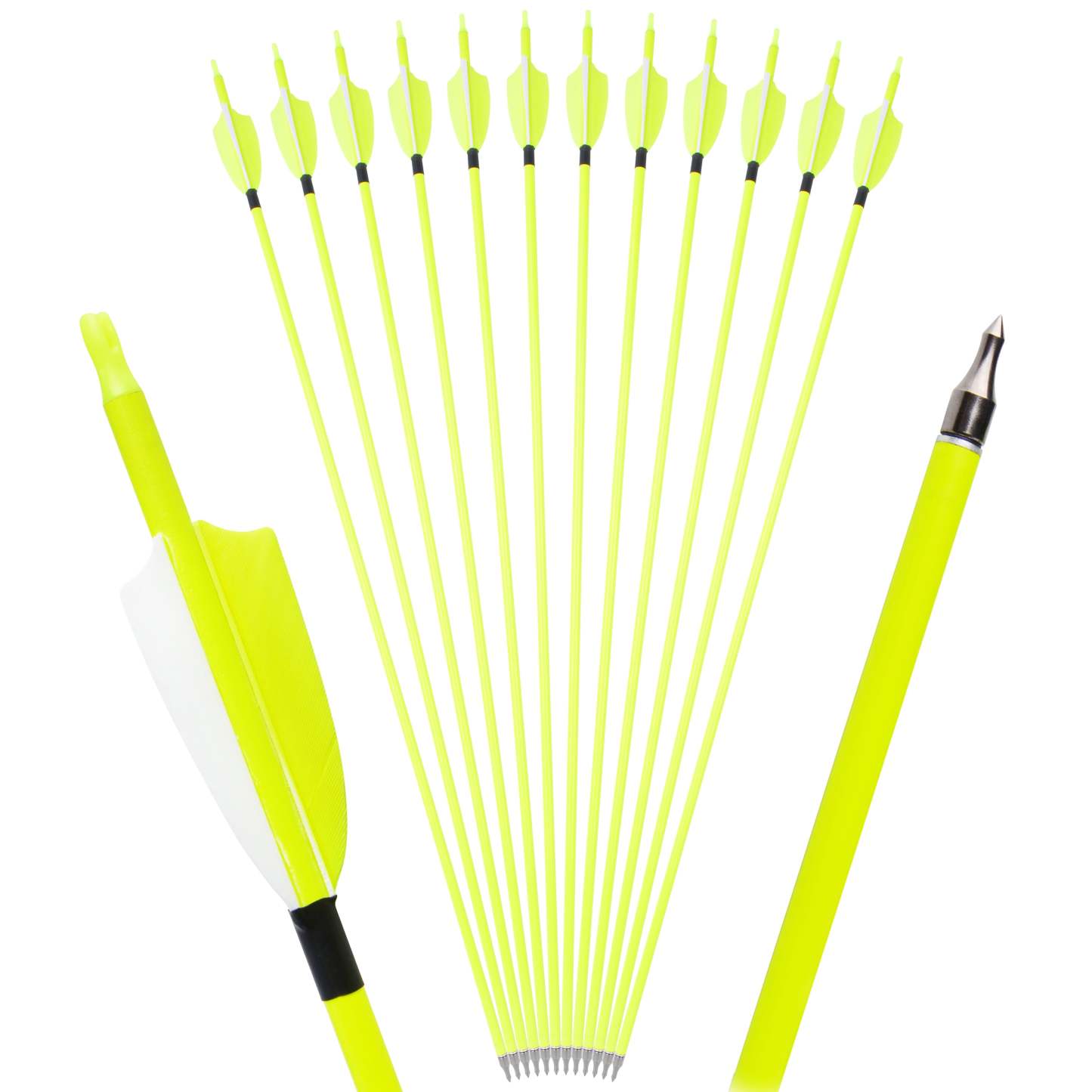 🎯AMEYXGS Archery Spine500 600 Carbon Arrow for Hunting Target-AMEYXGS Archery