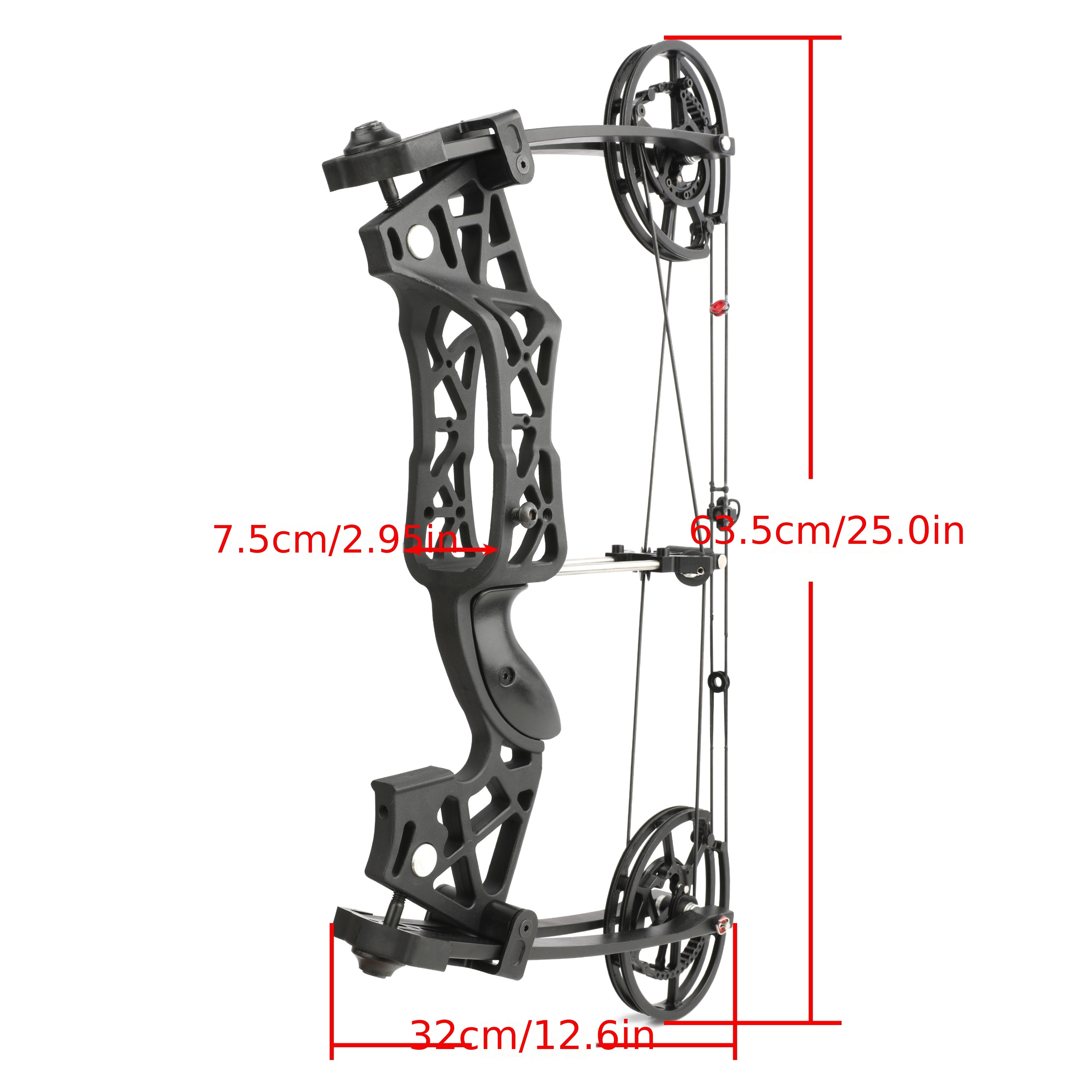 Dual Handed Composite Bow Kit – 40–65LBS Aluminum Alloy for Archery & Hunting