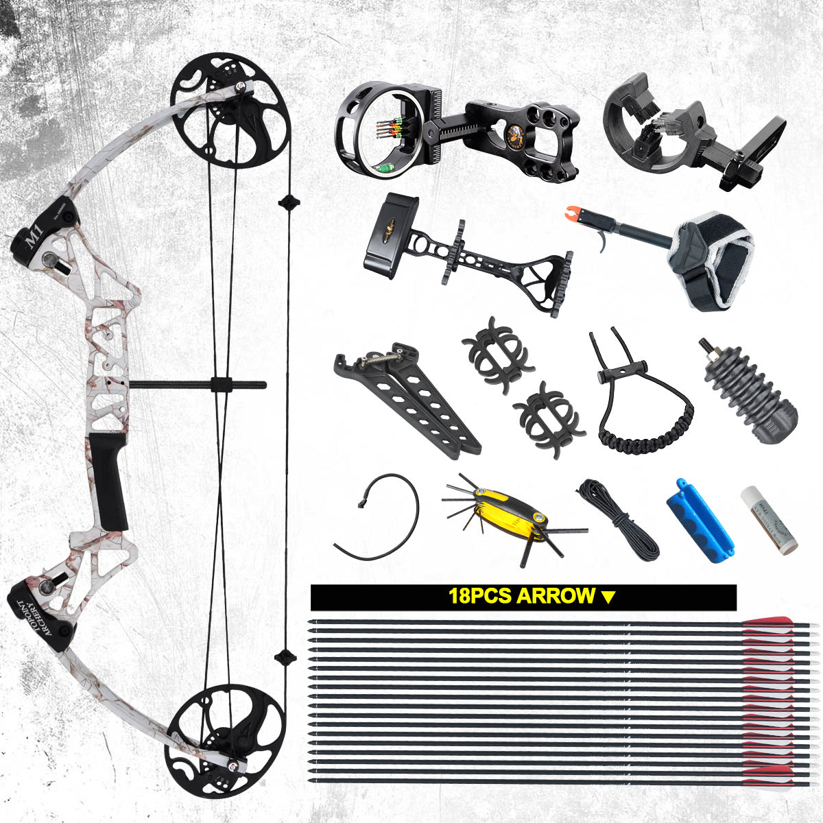 🎯1 Set 19-70lbs M1 Archery Compound Bow-AMEYXGS Archery