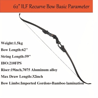 40–60LBS Aluminum Alloy Recurve Bow Set – Hunting & Target Archery Kit