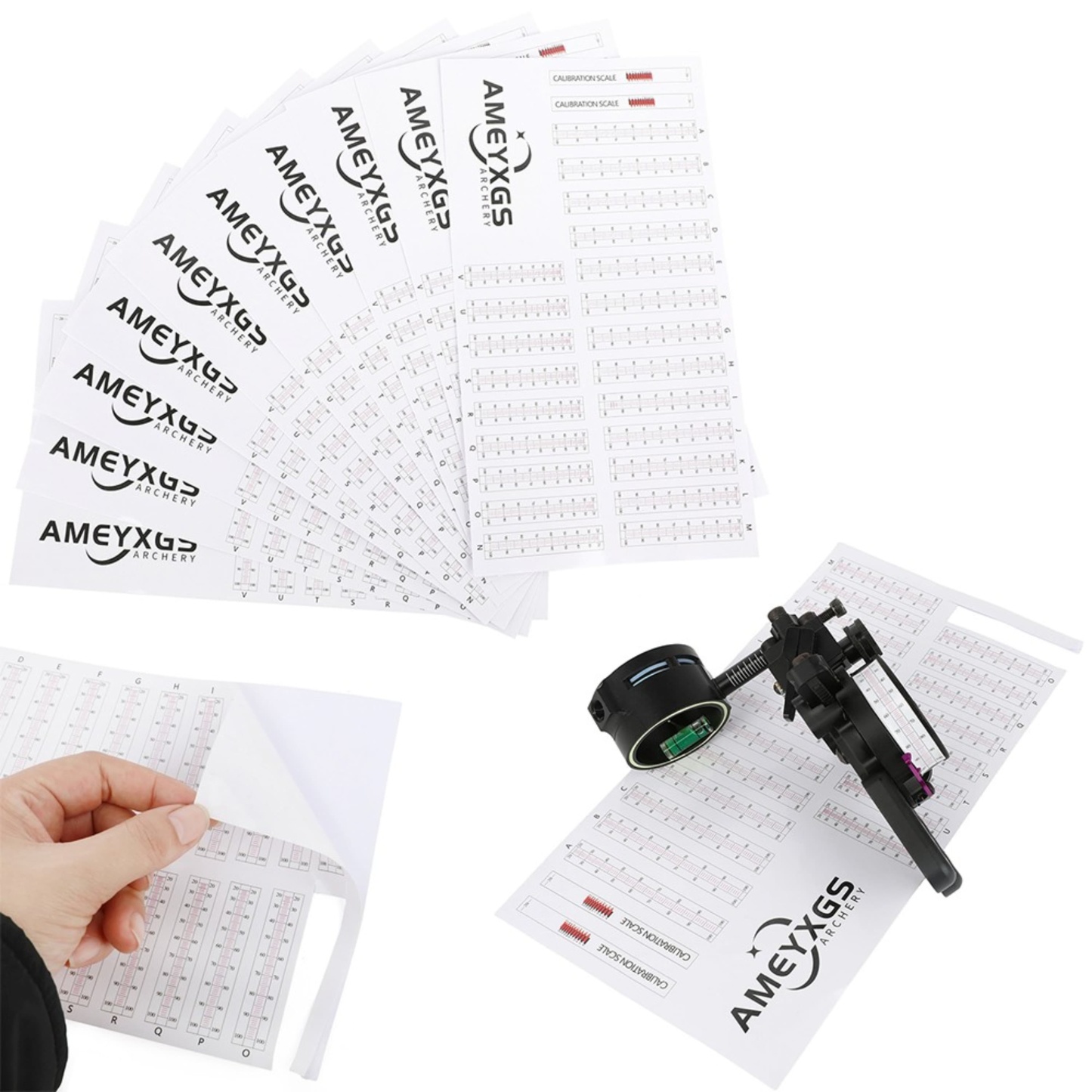 Replacement Extended Range Sight Tape for Bow Hunting 10pcs