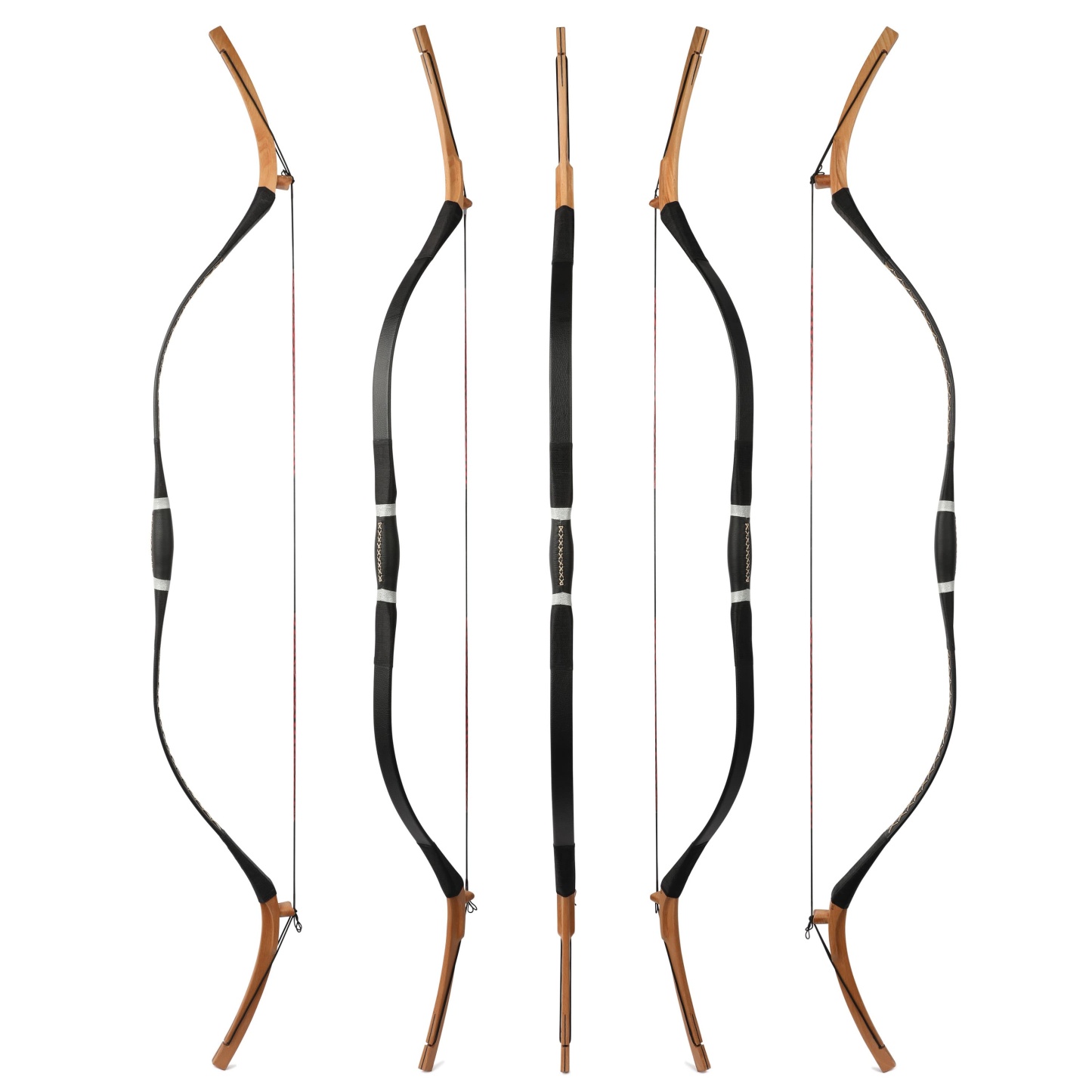 64'' Archery Traditional Longbow Set 20-45lbs