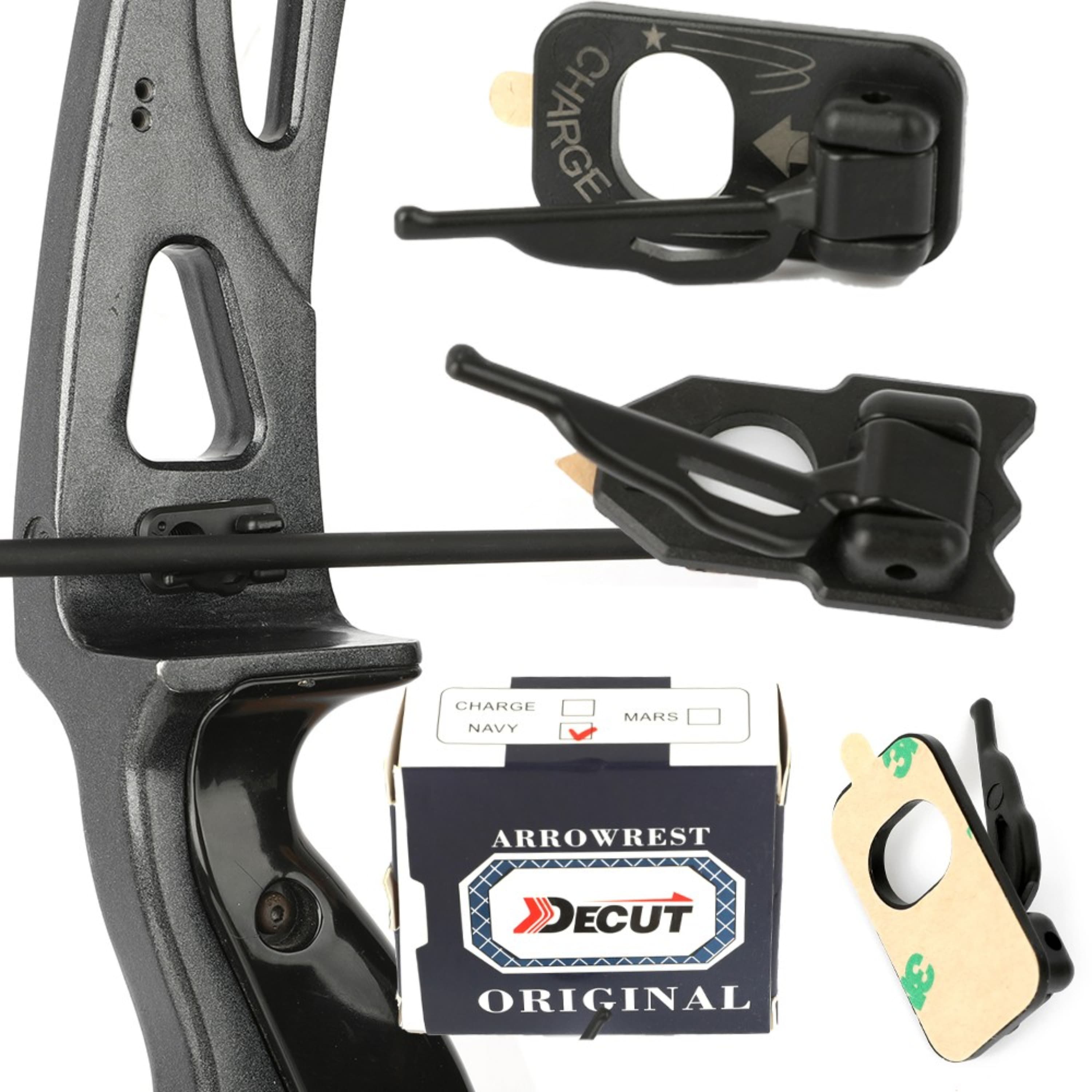 DECUT Archery Arrow Rest Self-Adhesive Recurve Bow RH/LH