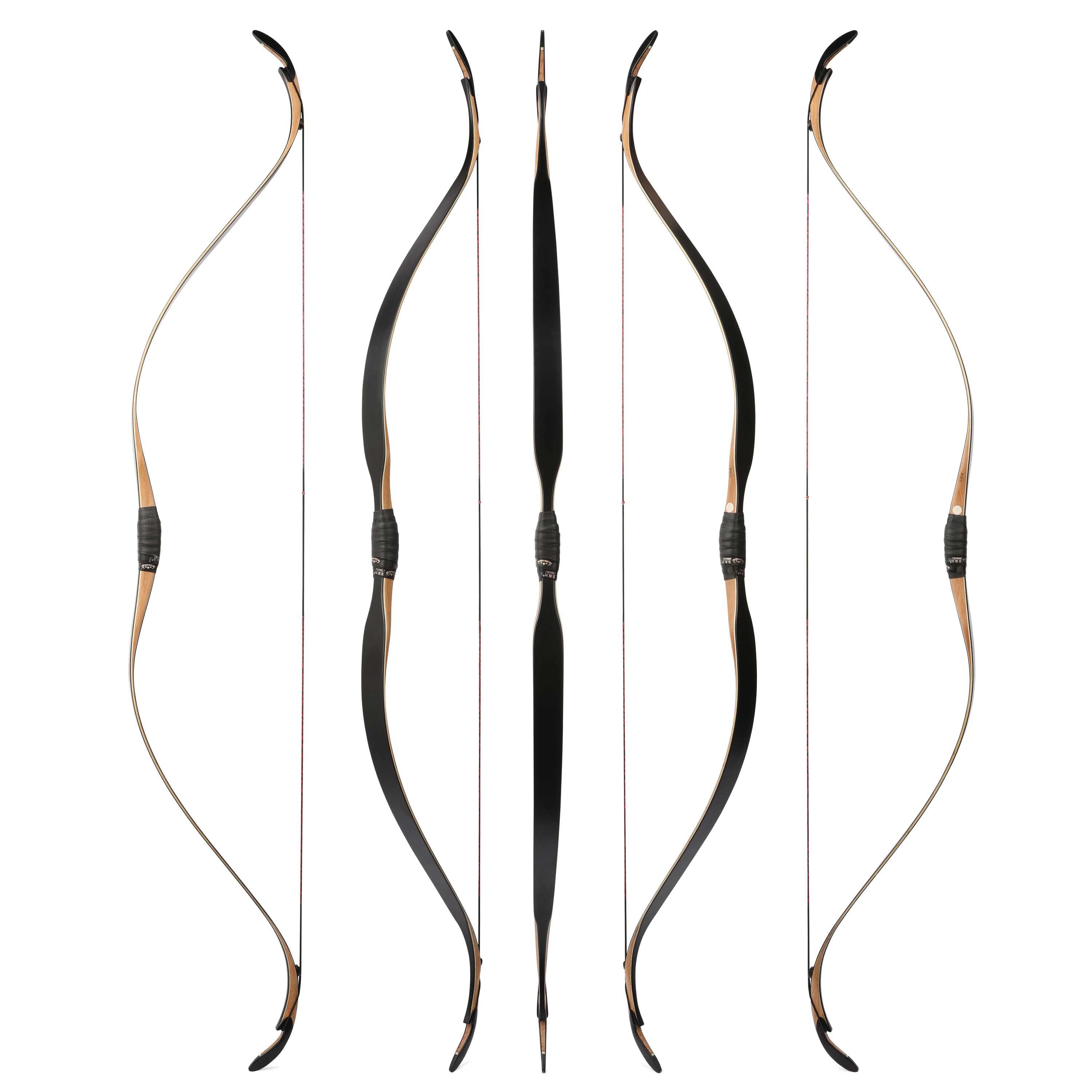 56" Laminated Longbow Kit 20–45lbs Traditional Archery RH LH