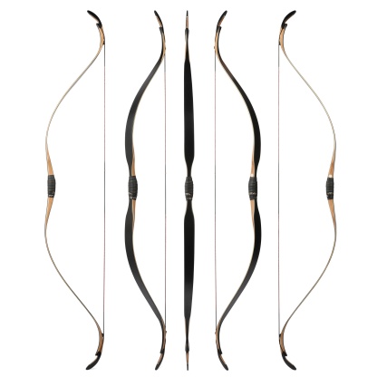 56" Laminated Longbow Kit 20–45lbs Traditional Archery RH LH