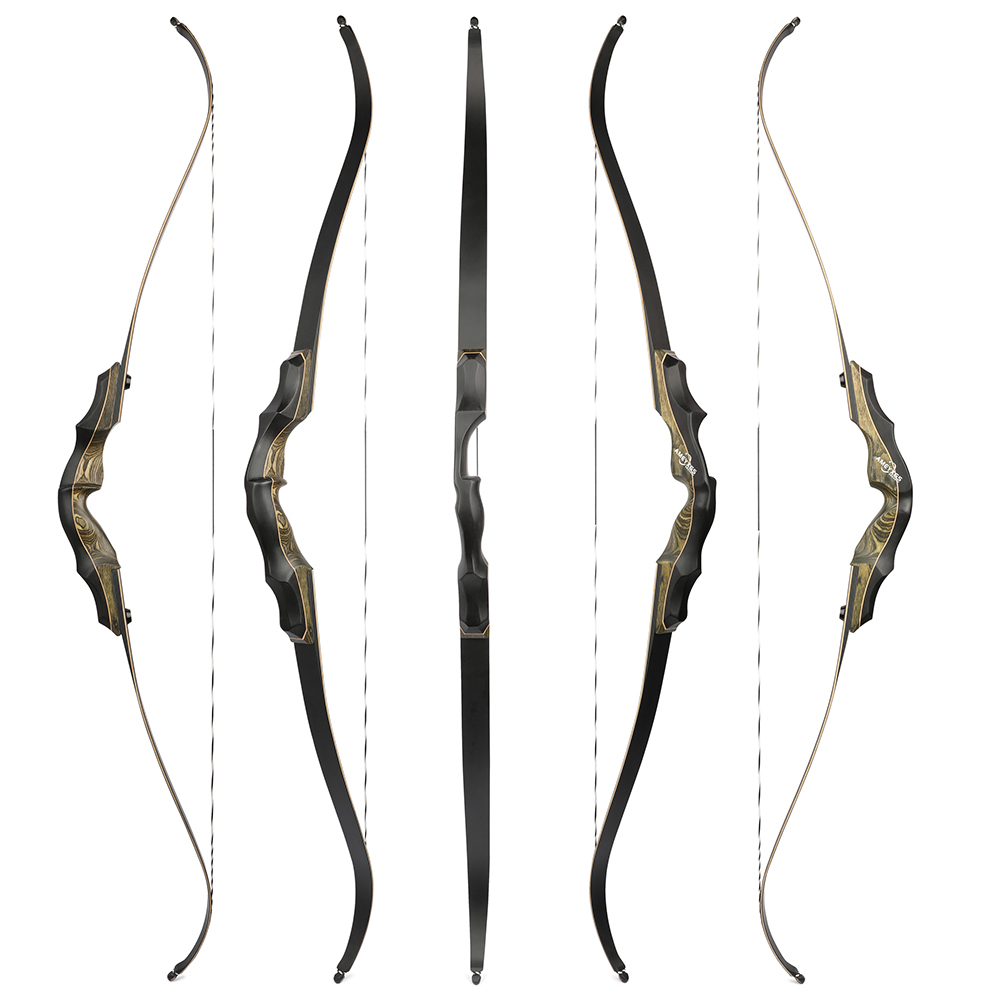 Traditional Bow Kit Archery 20-55lbs Long Bow Hunting