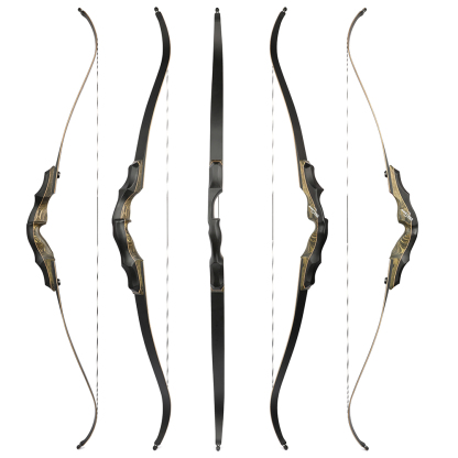 Traditional Bow Kit Archery 20-55lbs Long Bow Hunting