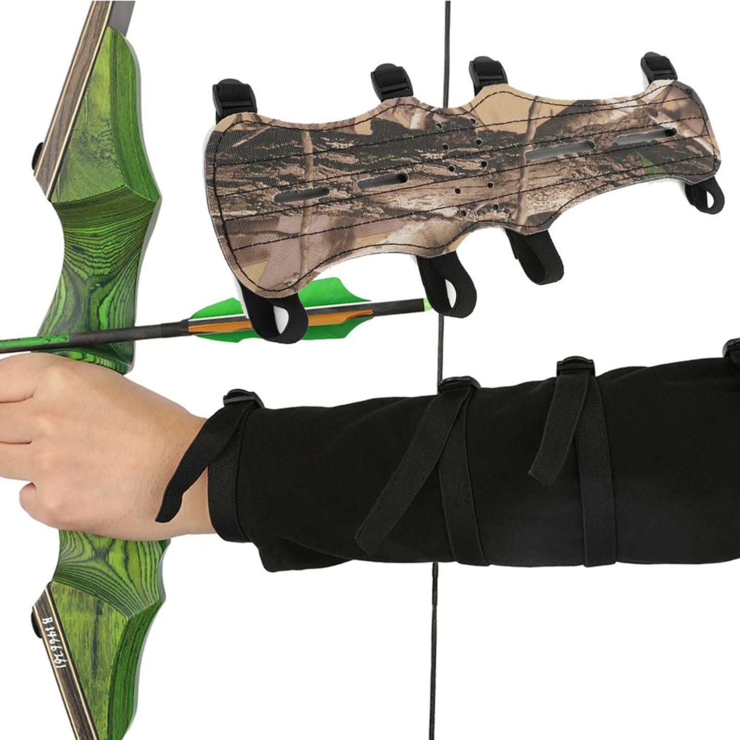 Archery Arm Guard Synthetic Leather Protective Shooting