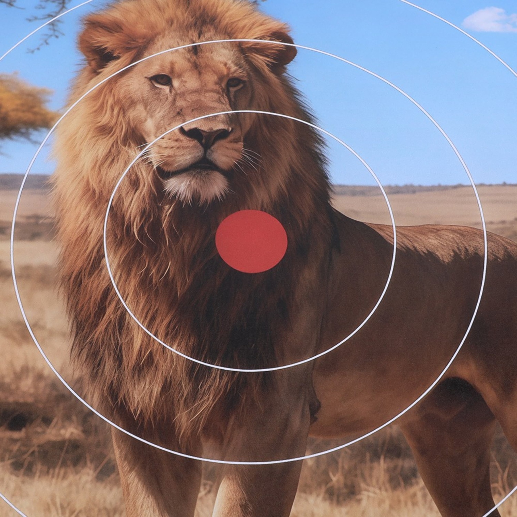 Archery Shooting Target Paper Durable Animal Field Face 40x40cm