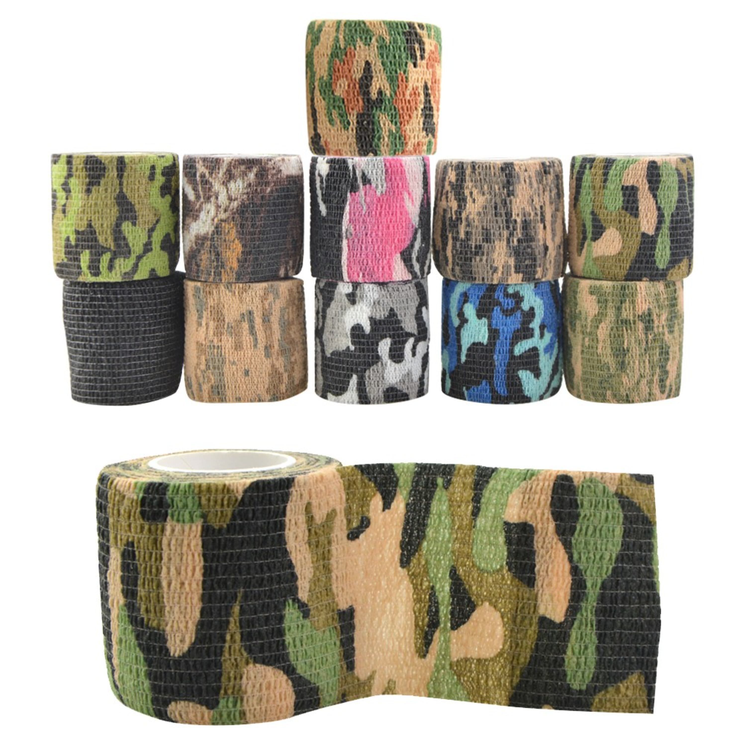 Archery Camo Tape Stretch Wrap Self-Adhesive Bandage 3-Pack