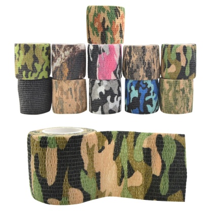 Archery Camo Tape Stretch Wrap Self-Adhesive Bandage 3-Pack