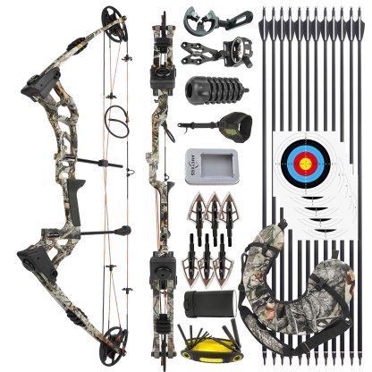 JUNXING M121A Compound Bow Training & Hunting Bow Kit 0-70 lbs