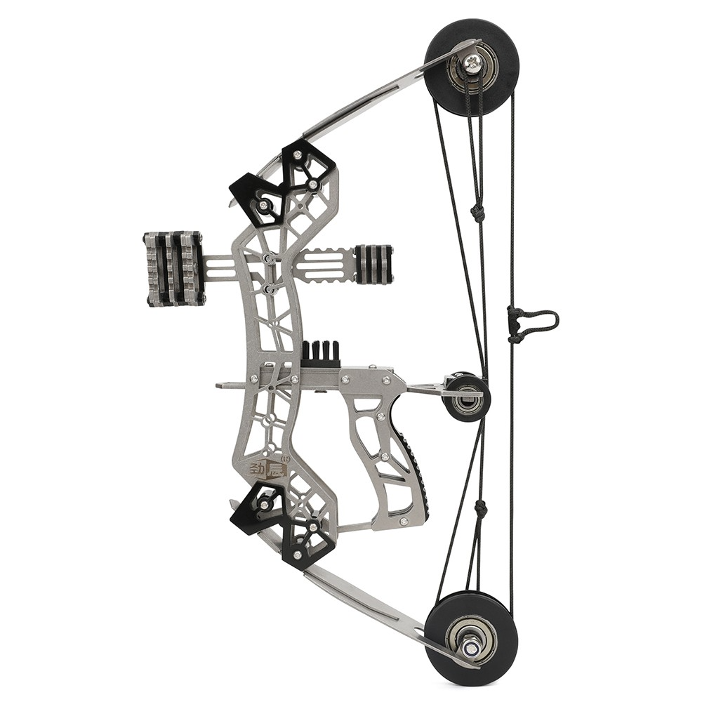 10" Mini Compound Bow Arrows Kit Archery Target Shooting Game 12lbs