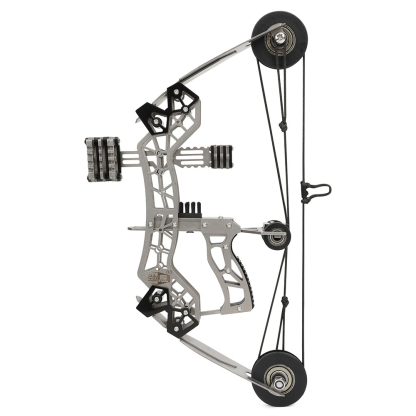 10" Mini Compound Bow Arrows Kit Archery Target Shooting Game 12lbs