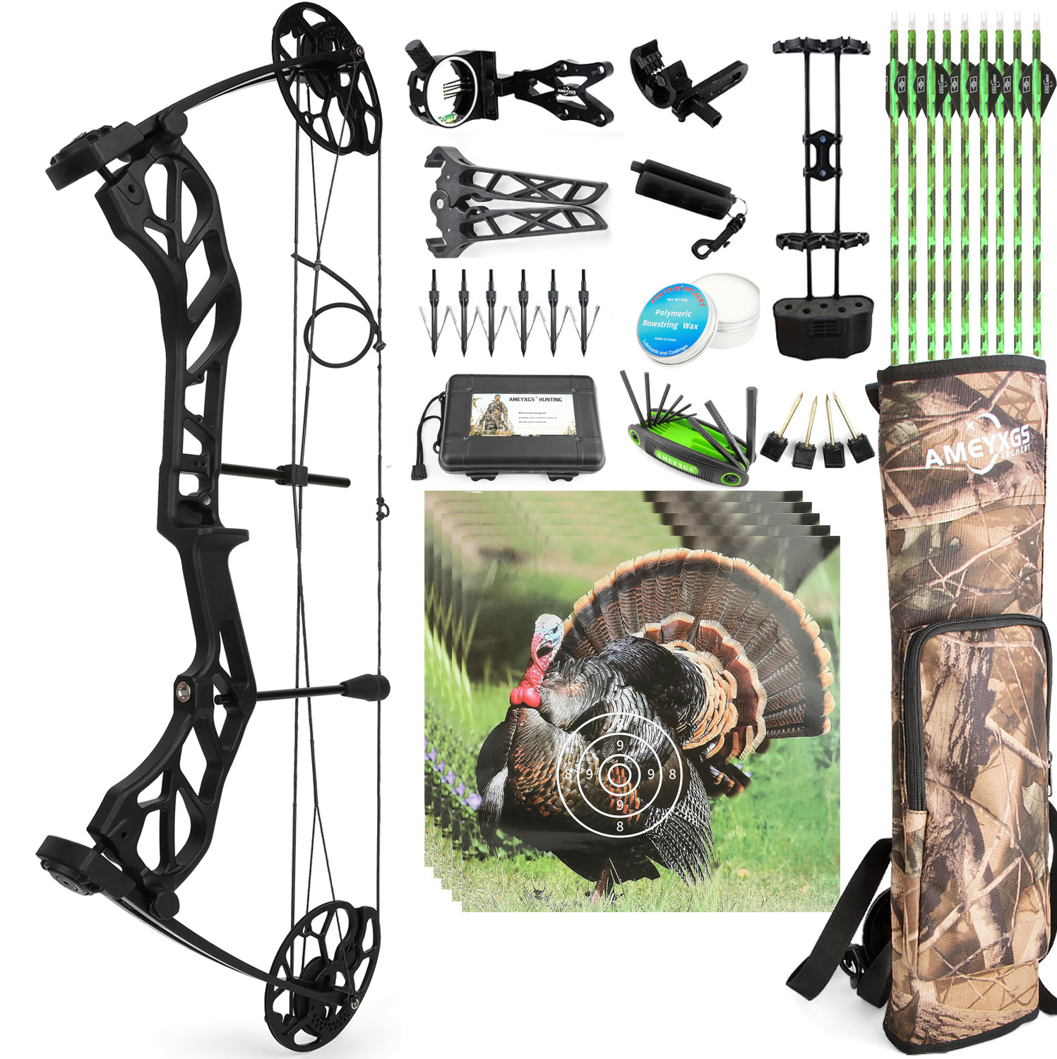 AMEYXGS Archery E8 Compound Bow Hunting & Target