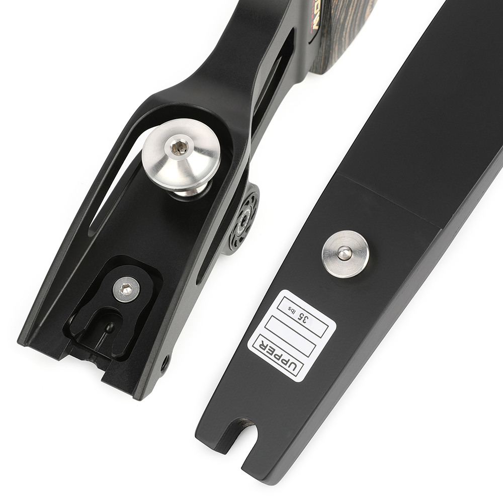 25-60lbs Recurve Bow Kit 62" Wooden Takedown Hunting Split Bow