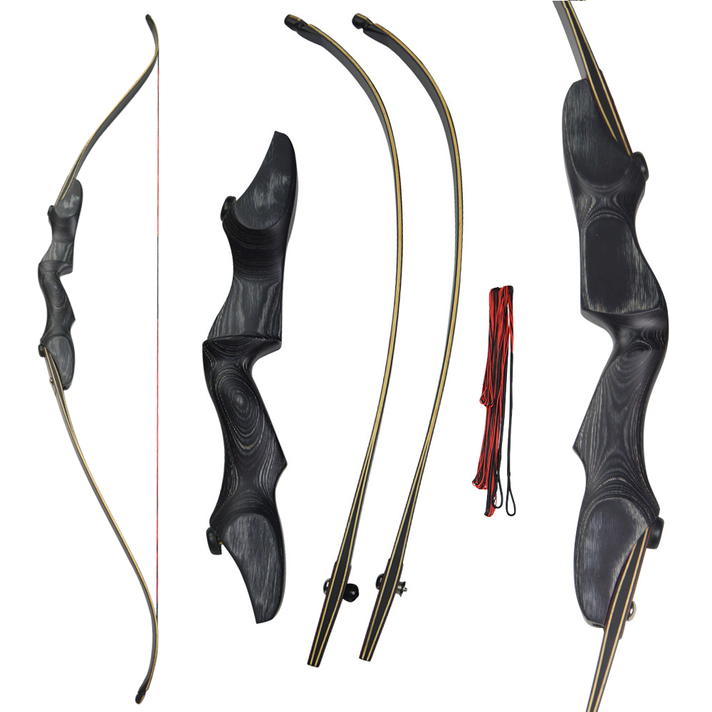 🎯ILF Takedown Wooden Recurve Bow 30-60Ibs-AMEYXGS Archery