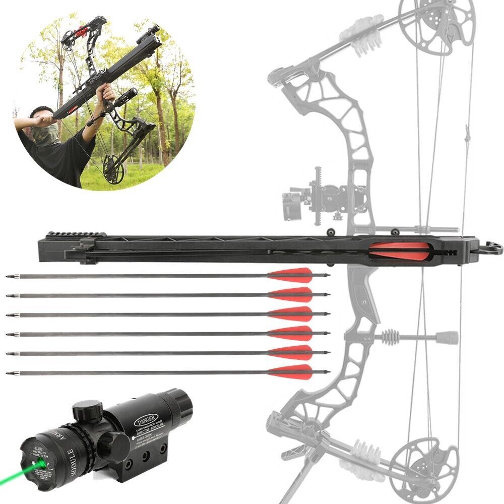 🎯Archery Shooter Launcher Repeating Compound Bow 6 arrow Rapid-AMEYXGS Archery