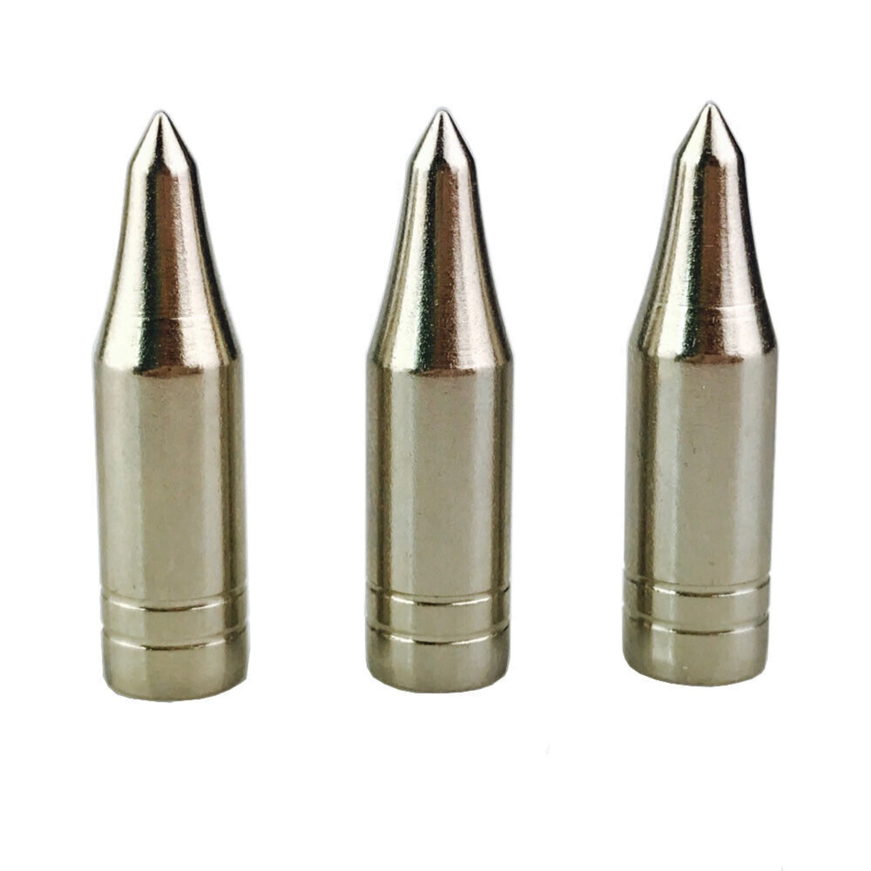 12Pcs Archery Arrowheads Stainless Steel Tips for 8mm Arrow Shaft