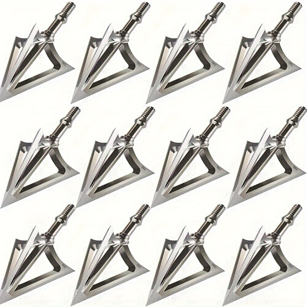 100 Grain Hunting Archery Broadhead - 12 Pack 
